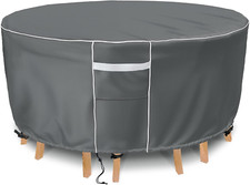 Gasadar round Outdoor Furniture Cover Waterproof, round Patio Furniture Covers f