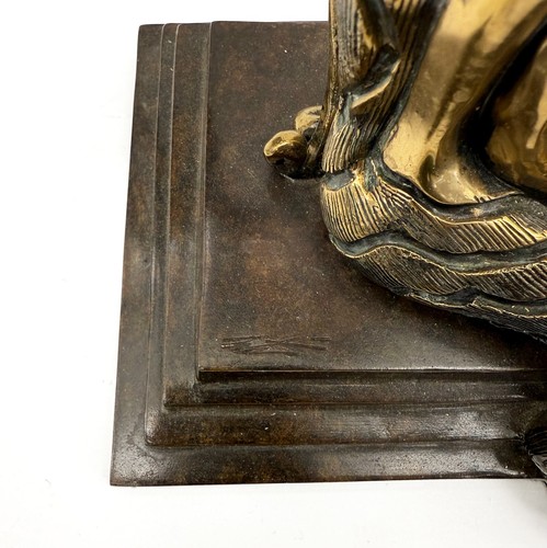 Erte "Bamboo" 1989 | Rare Bronze Sculpture | Edition of 375 | Art Deco | GallArt - Picture 6 of 7
