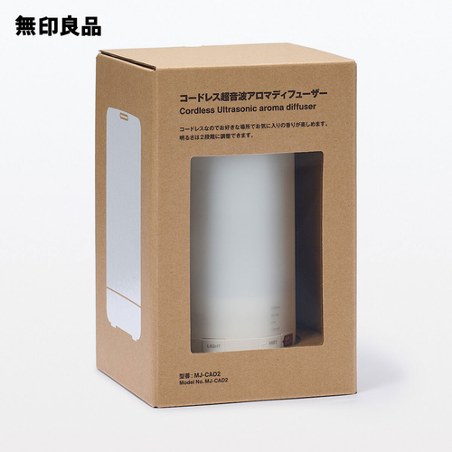 Muji cordless Ultrasonic Aroma Diffuser MJ-CAD2 capacity 120ml NEW - Picture 11 of 13