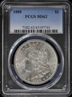 1888-P $1 Morgan Silver Dollar PCGS MS 62 | Uncirculated UNC
