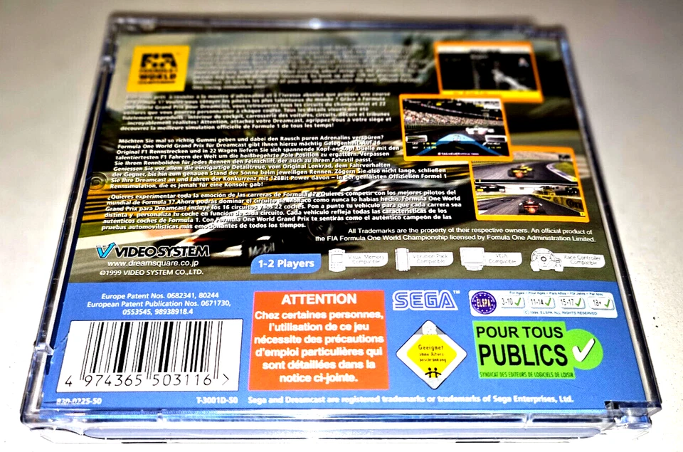 F1 World Grand Prix (SEGA Dreamcast) PAL CIB [EU Seller] - Image 2 of 4