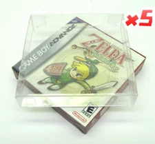 5x NINTENDO GAME BOY ADVANCE GAME BOX - PROTECTIVE BOX PROTECTOR SLEEVE CASE