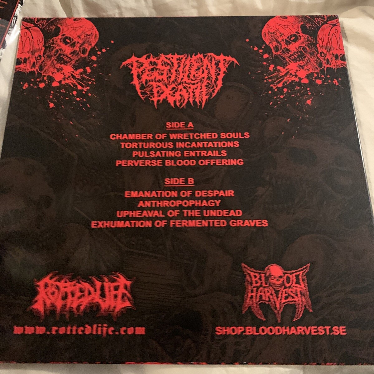 Pestilent Death – Chapters Of Depravity LP 2019 Blood Harvest