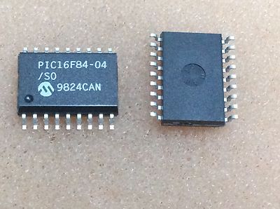 PIC16F84-04/SO 8-Bit  Microcontroller  1Kx14Flash  13I/O  4MHz SO18  #B2