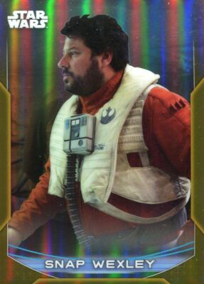 Star Wars Chrome 2020 Gold [50] Base Card #17-F Snap Wexley