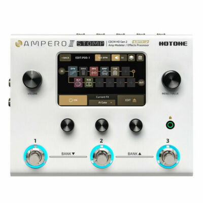 Hotone MP300 Ampero II Multi-Effects Processor Pedal for Guitar