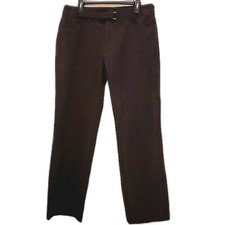 Dress Pants Stretch Career Casual Black Trousers Ladies Size