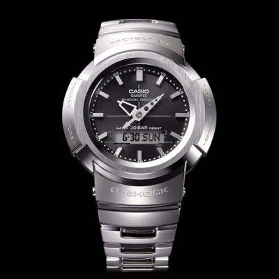 G-Shock Classic 1989 Analog Digital Full Metal Silver Watch GShock