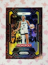 2024 WNBA Panini Prizm Monopoly Dana Evans #55 Red Icons