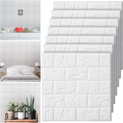 30 Pcs 28.81 Sq Ft 3D Wall Panels Peel and Stick Foam Brick Wallpaper Printable