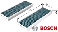 Bosch 0986628510 Filter FüR Innenraumluft Innenraumfilter Filter FüR Toyota