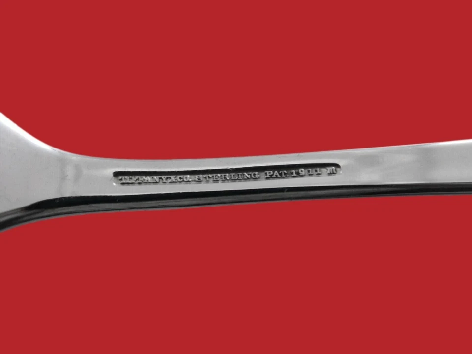 Flemish by Tiffany and Co Sterling Silver Salad Fork 4-Tine Set of 12 pcs 6 3/4" - Image 4 of 4