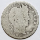 New Listing1895 25c Barber Silver Quarter - RAW - Nice Original Coin
