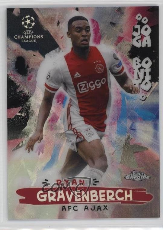2020-21 Topps Chrome UCL Joga Bonito Ryan Gravenberch #JB-19 Rookie RC