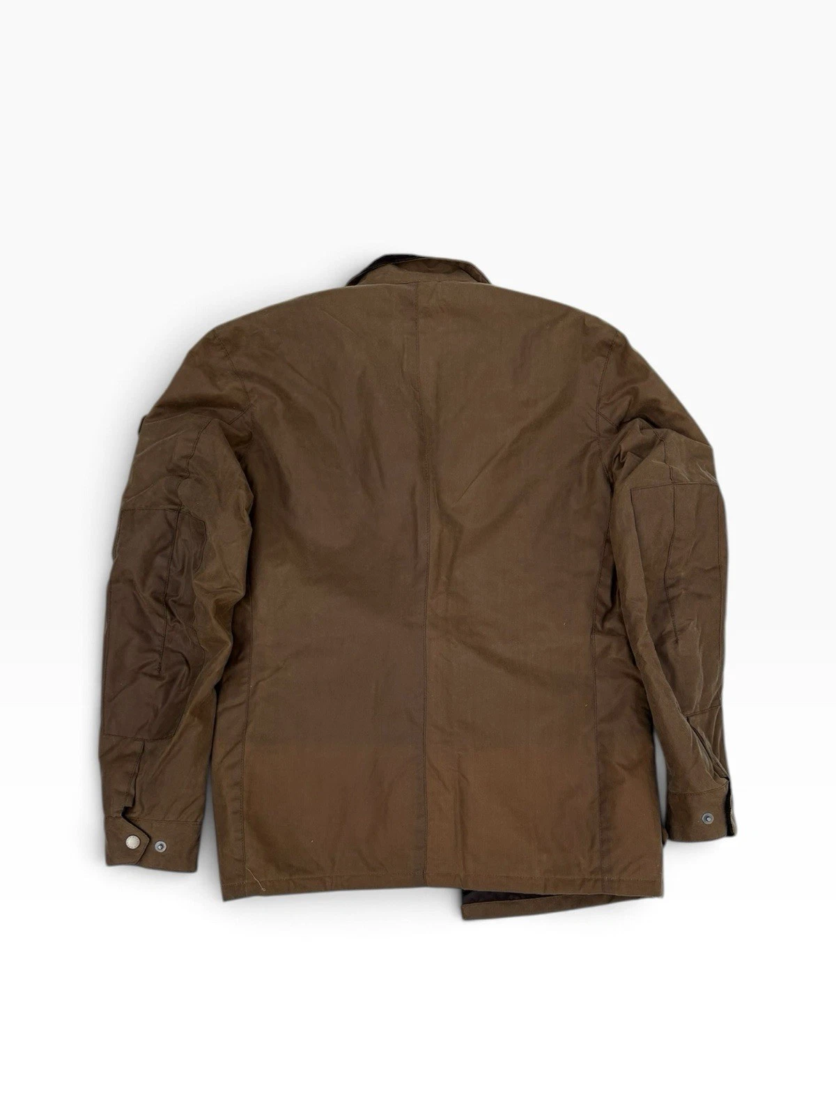 Barbour Men's Waxed Jacket Brown Quilted Lining Steve McQueen Medium M - product detail image 2