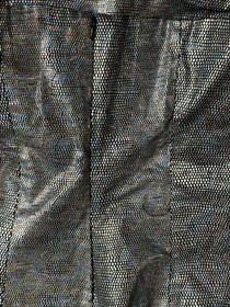 Guess Jeans Metallic Black Corset Style Bustier Top - Medium