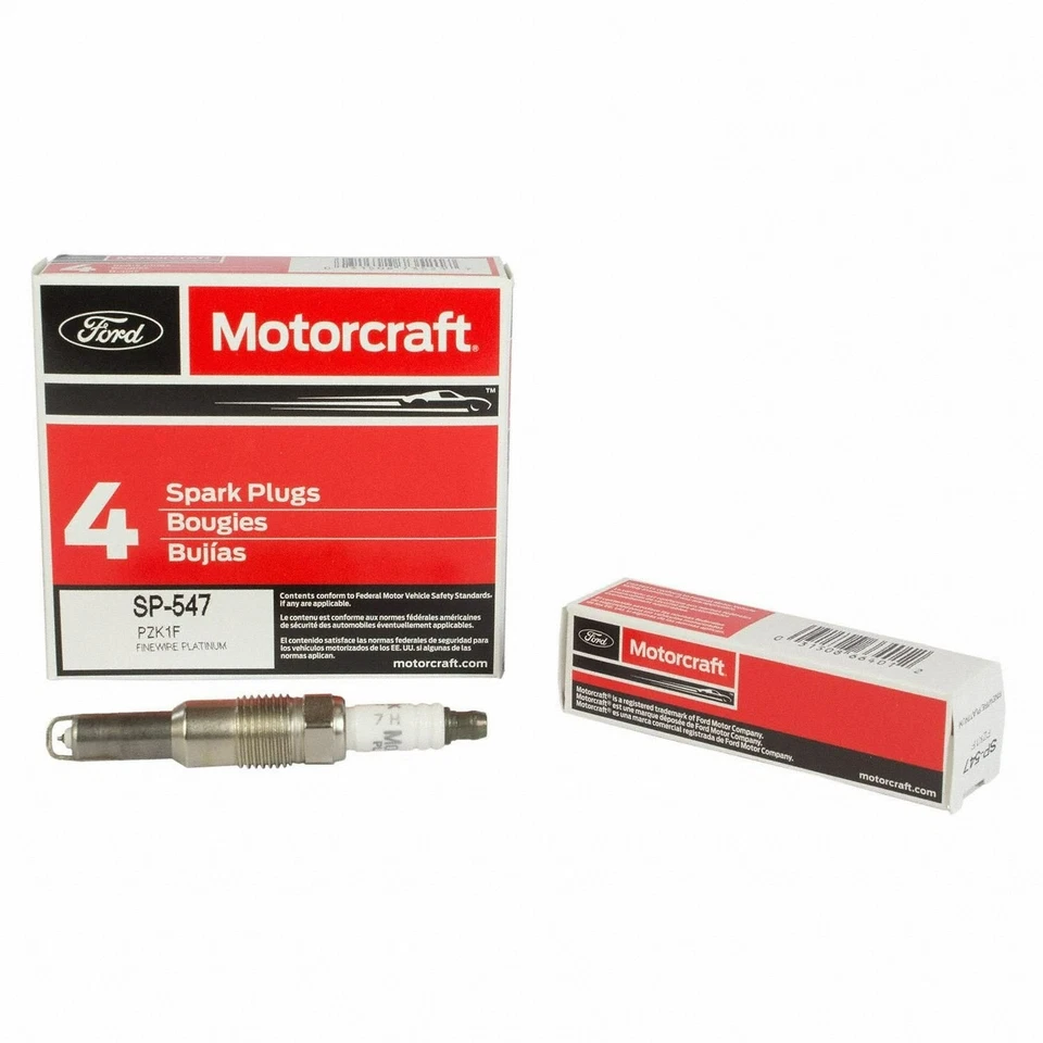 8 bujías originales Ford Motorcraft SP-514/SP-547 PZH1F Foto 2 de 2