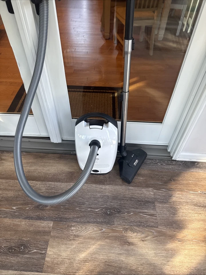 Miele Classic C1 Turbo Team PowerLine Canister Vacuum White - Image 2 of 4