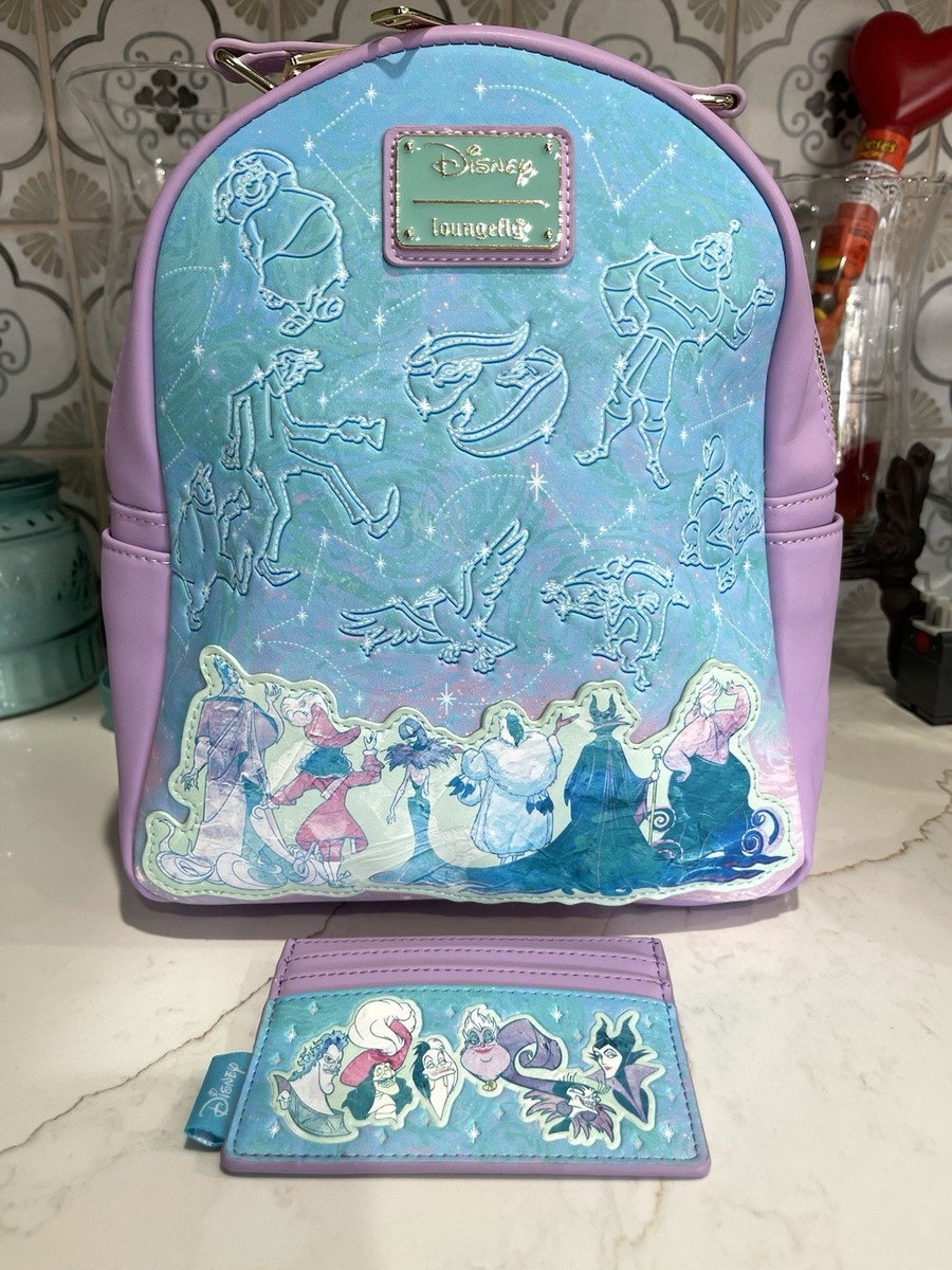 Loungefly Disney Villians Mini Backpack Bag Limited Edition Exclusive 2022 Fall Loungefly Disney Villians Mini Backpack Bag Limited Edition  main image 2