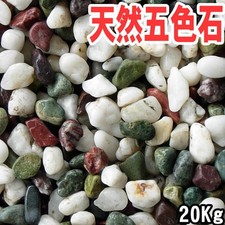 Natural Five-Color Gravel Stones 20kg Bag (18–25mm)