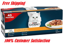 GOURMET Perle Chef's Collection in Gravy Wet Adult Cat Food 40x85g