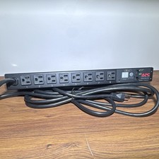 APC Metered Rack PDU 8-Outlet 120V 15A NEMA 5-15P LED Display