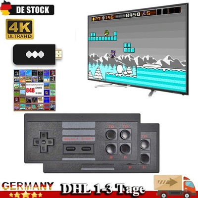 2 Wireless PAD Retro Game Console HDMI TV Stick 848 Build-in Games