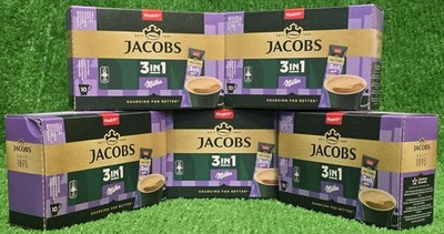 32,10 /kg) 5x Jacobs Kaffee Instant Getränk 3in1 Milka Schoko 10x12,4g Versand0 