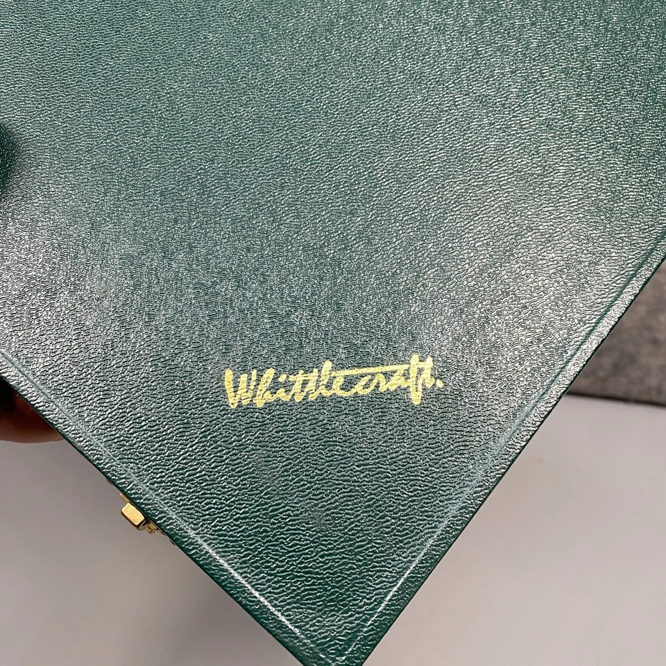 Vintage Whittlecraft Backgammon Set Green Box No Cups or instructions VGC - Image 3 of 4