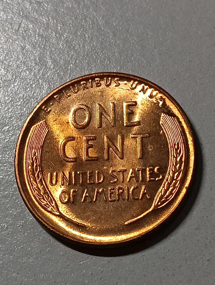 👉1940  RED WHEAT PENNY Red Choice  - Image 2 of 2