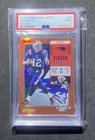 2018 Panini Contenders Optic Tom Brady Orange #9/49 PSA 9 Chrome Refractor Mint