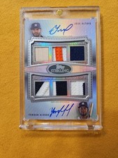 2020 Topps Sterling 6 Patch Dual 1/1 Auto RC Yordan Alvarez  Jose Altuve GRAIL!