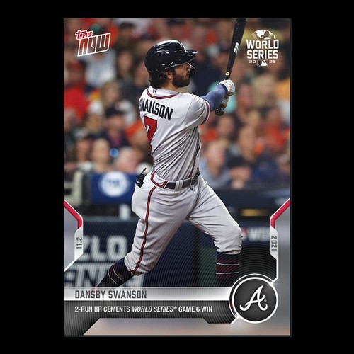 2021 Topps Now 1038 Dansby Swanson