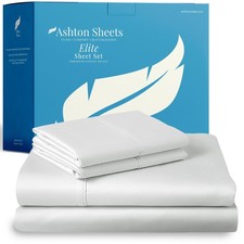 100% Egyptian Cotton Sheets Queen Size Bed Set - 800 Series Elite Collection ...