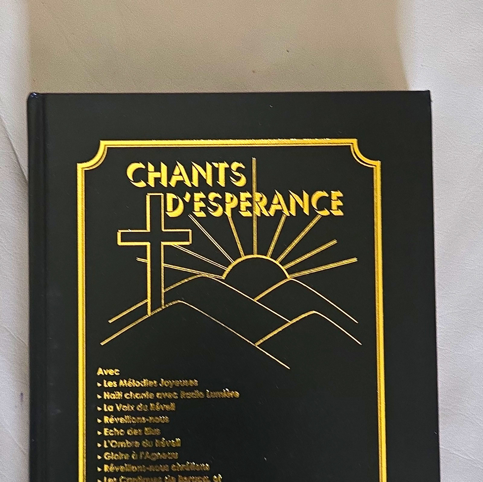 Chants d'Espérance Hardcover French Christianity Hymnal 2023 La Presse