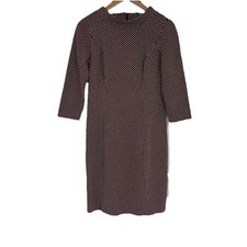 Ann Taylor Womens Midi Dress 4 Textured Retro Mad Men Career Interview Modest