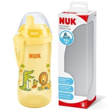 NUK Kiddy Cup Toddler Cup | 12+ Months | 300 ml | Leak-Proof Toughened Spout |