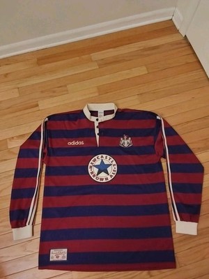 Newcastle United FC Adidas 1995/96 Long Sleeve Away Jersey Men's