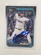 Seattle Mariners ANDRES MUNOZ Signed Card