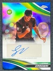 2025 Topps Chrome Tennis Blue Refractor Luciano Darderi #CA-LDI
