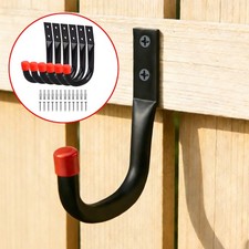 6x Heavy Duty Bike Storage Hooks Hang Ceiling Wall Mounted Hanger Holder Bracket