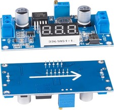 LM2596 DC-DC Adjustable Step Down Buck Power Supply Module LED Display Voltmeter