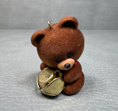 Hallmark 1982 Jingling Teddy Christmas Ornament