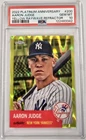 Aaron Judge 2022 TOPPS CHROME PLATINUM ANNIVERSARY YELLOW RAYWAVE PSA 10 GEM MT
