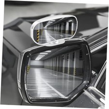 2PCS Car Blind Spot Mirrors, HD Glass Wide Angle Convex Rear View Mirror, White