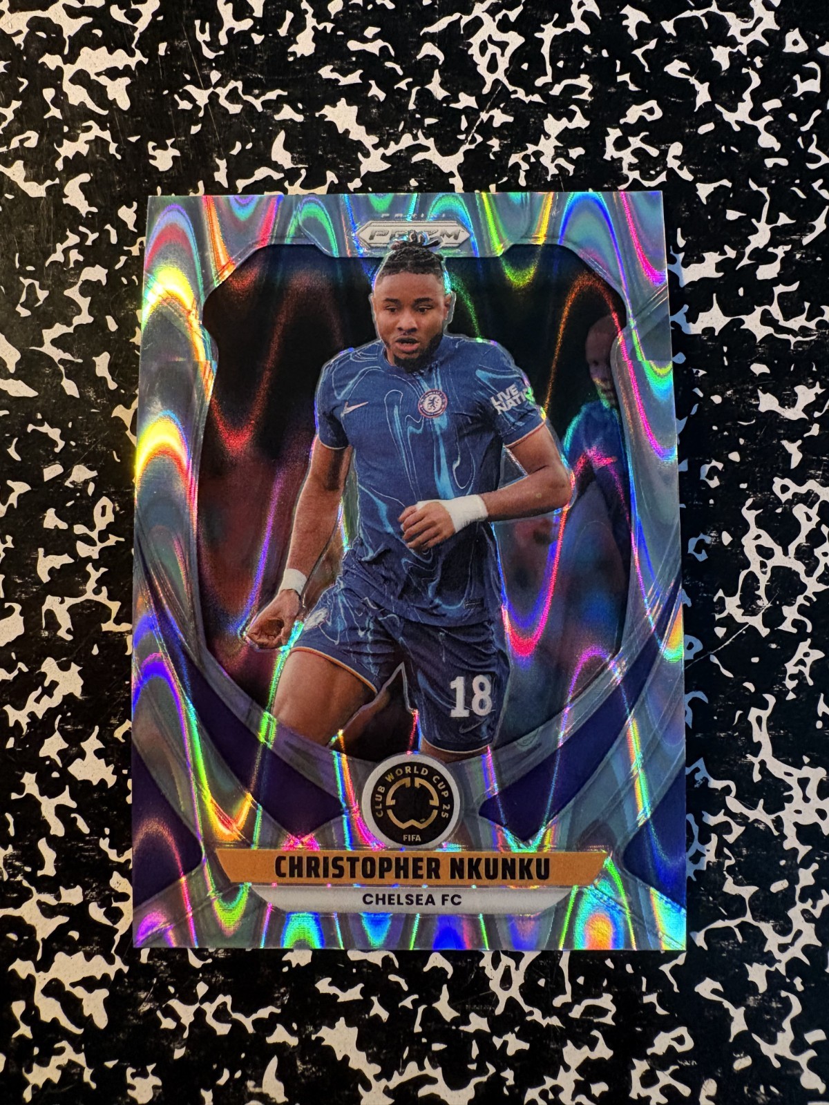 Christopher Nkunku 2025 Panini Prizm FIFA Club World Cup Seismic Prizms #66
