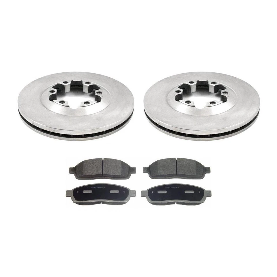 Rotores de freio dianteiro e pastilhas de freio metálicas Chevrolet Colorado 2004 - Imagem 2 de 4