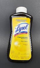 Lysol Concentrate Disinfectant Original Scent 12 fl oz Makes 9 Gallons NEW Full