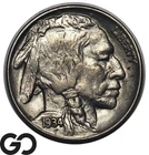 1934 Buffalo Nickel, Nice Gem BU++