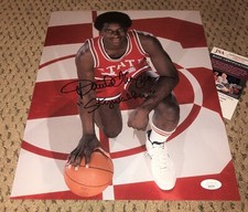 DAVID THOMPSON SIGNED 11X14 PHOTO AUTOGRAPH NC STATE WOLFPACK JSA BASKETBALL